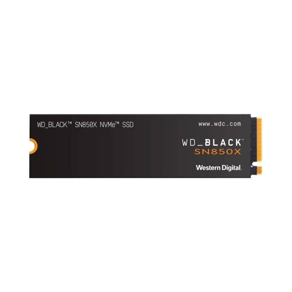 Disco Interno SSD WD Black SN850X 2TB M.2 2280 NVMe PCIe 4.0 7300Mb/s S/Disipador