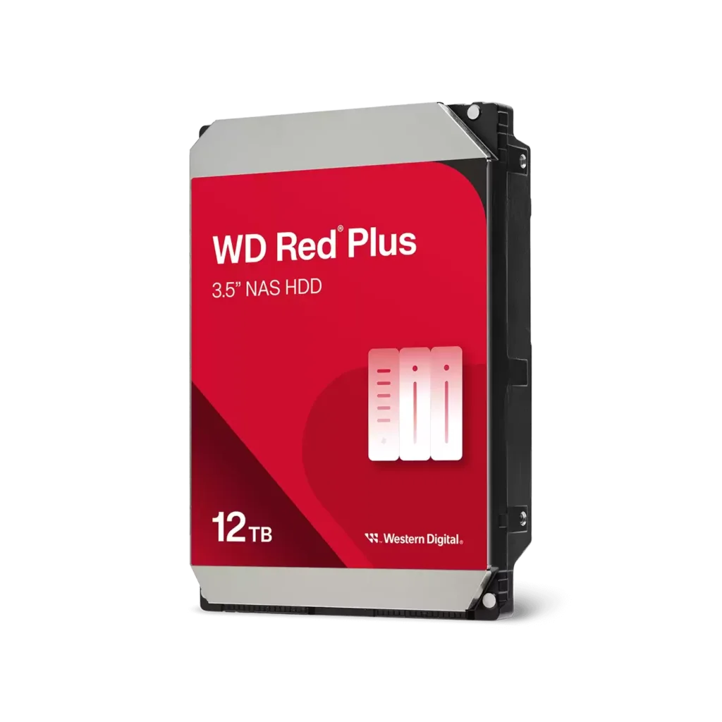 Disco Interno HDD WESTERN DIGITAL Red Plus 12TB 3.5" SATA 3.0 7200rpm