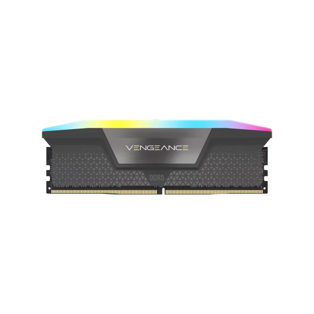 Memoria Ram UDIMM CORSAIR VENGEANCE 16GB DDR5 6000MHz CL36 1.35V (1 x 16GB) Negro RGB