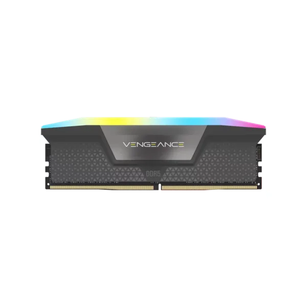 Memoria Ram UDIMM CORSAIR VENGEANCE 16GB DDR5 6000MHz CL36 1.35V (1 x 16GB) Negro RGB