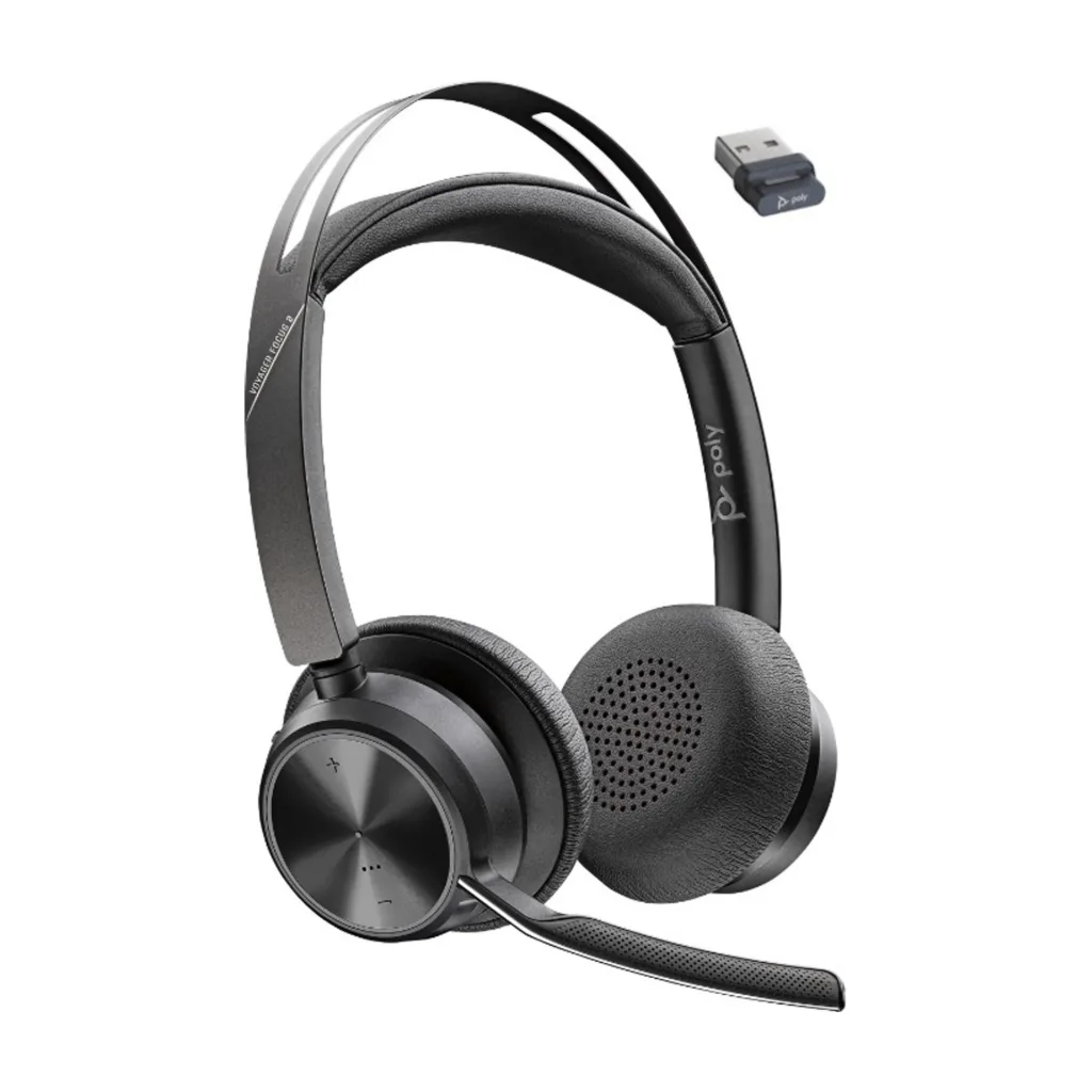 Auricular Poly Voyager Focus 2 Teams USB-C   USB-A