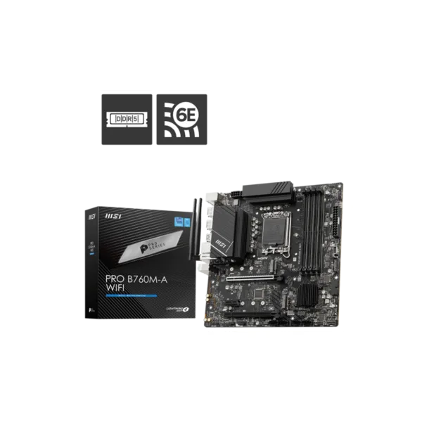 Motherboard MSI PRO B760M-A WIFI LGA1700 DDR5