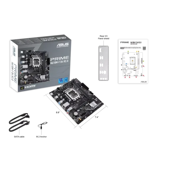 Motherboard ASUS PRIME H610M-F D4 R2.0 LGA 1700 DDR4