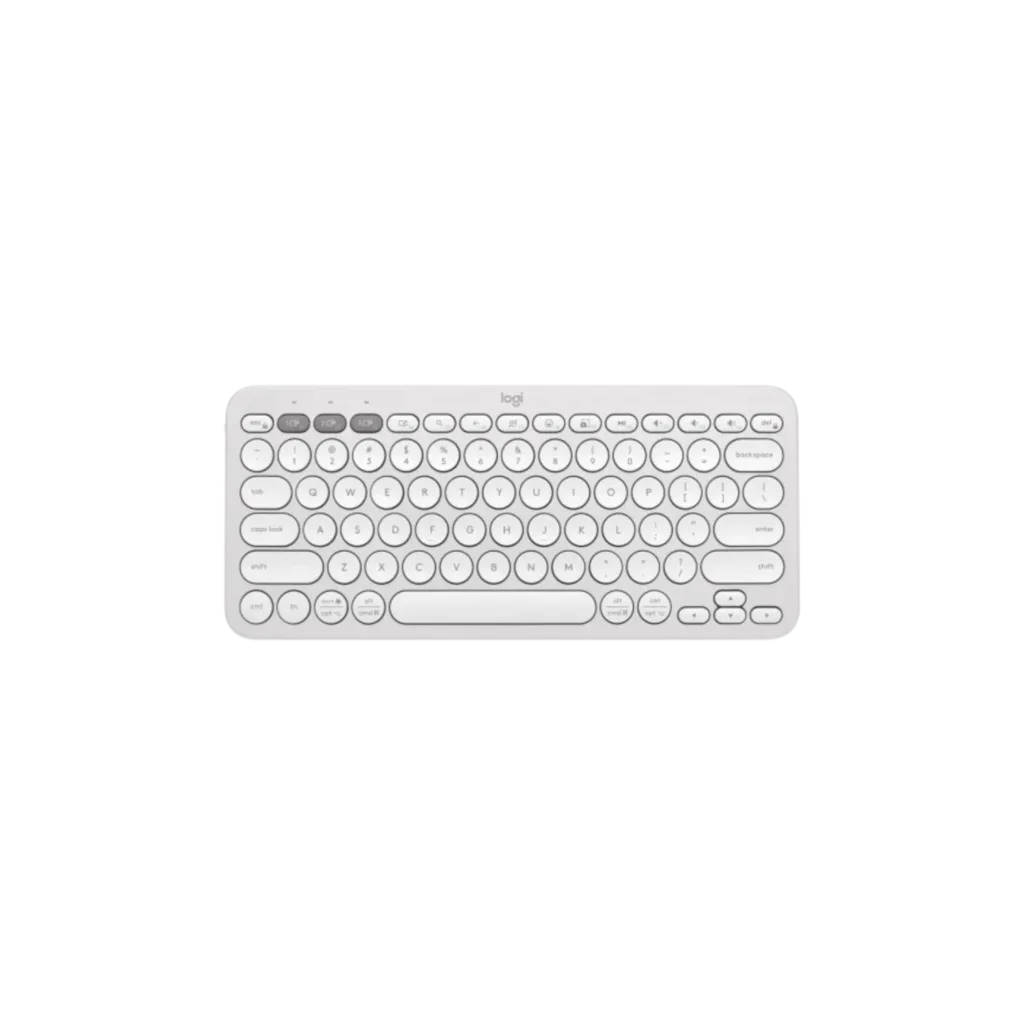 Teclado Inalámbrico Logitech Pebble 2 K380 Blanco