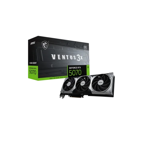 Placa MSI NVIDIA GeForce RTX 5070 12G VENTUS 3X OC