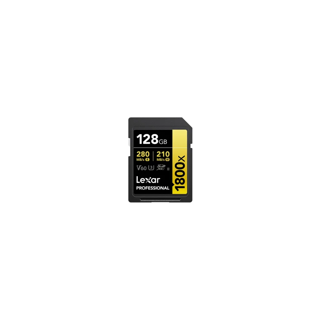 Tarjeta SDXC Lexar 1800X 128GB UHS-II  C10
