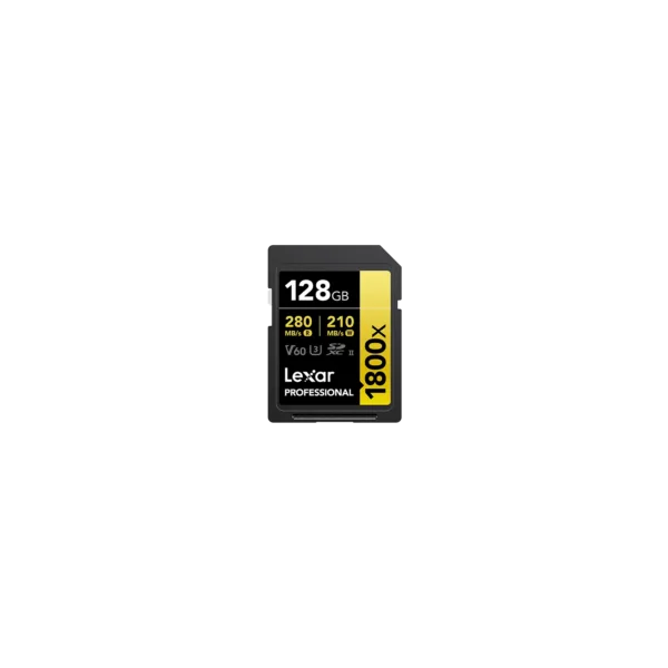 Tarjeta SDXC Lexar 1800X 128GB UHS-II C10
