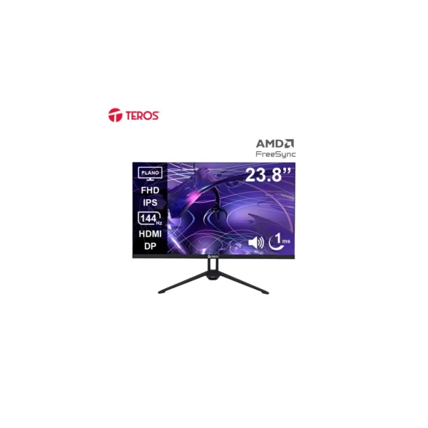 Monitor Teros TE-2417S Gaming 23,8" Plano IPS FHD (1920X1080) 144Hz 1ms Ficha USA