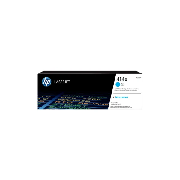 Tóner Laserjet HP 414X Cyan