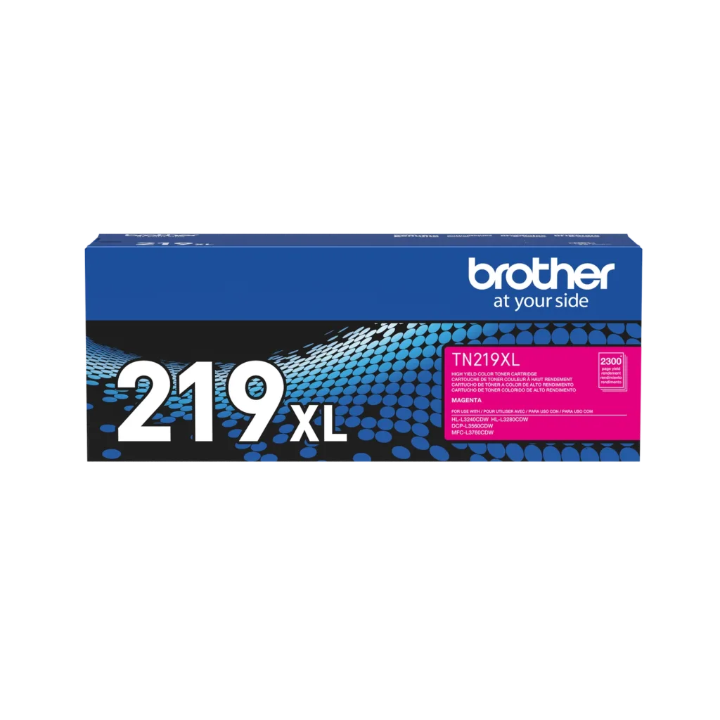 Cartucho Toner Brother TN219XL Magenta