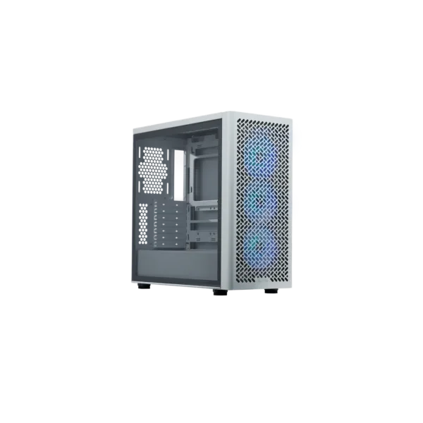 Gabinete Cooler Master Elite 502 White 3 Fans ARGB s/fuente