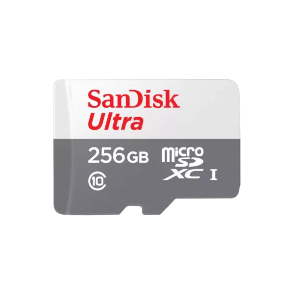 Tarjeta de Memoria SANDISK Ultra MicroSDXC 256GB UHS-I U1 V10 c/adap