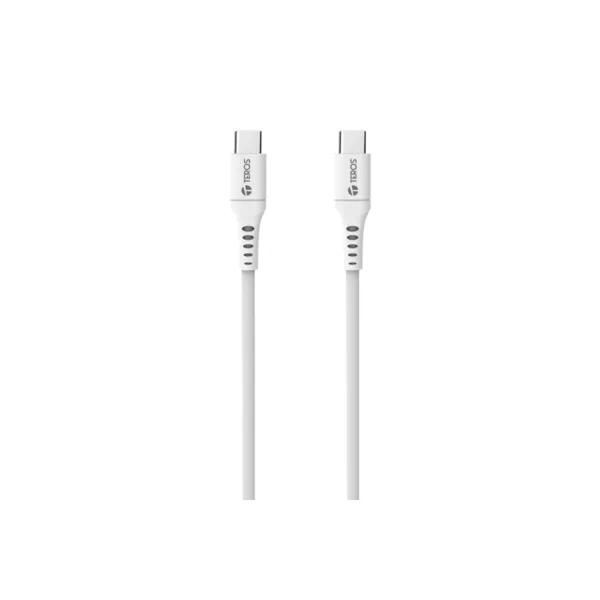 Cable Teros USB-C a USB-C White