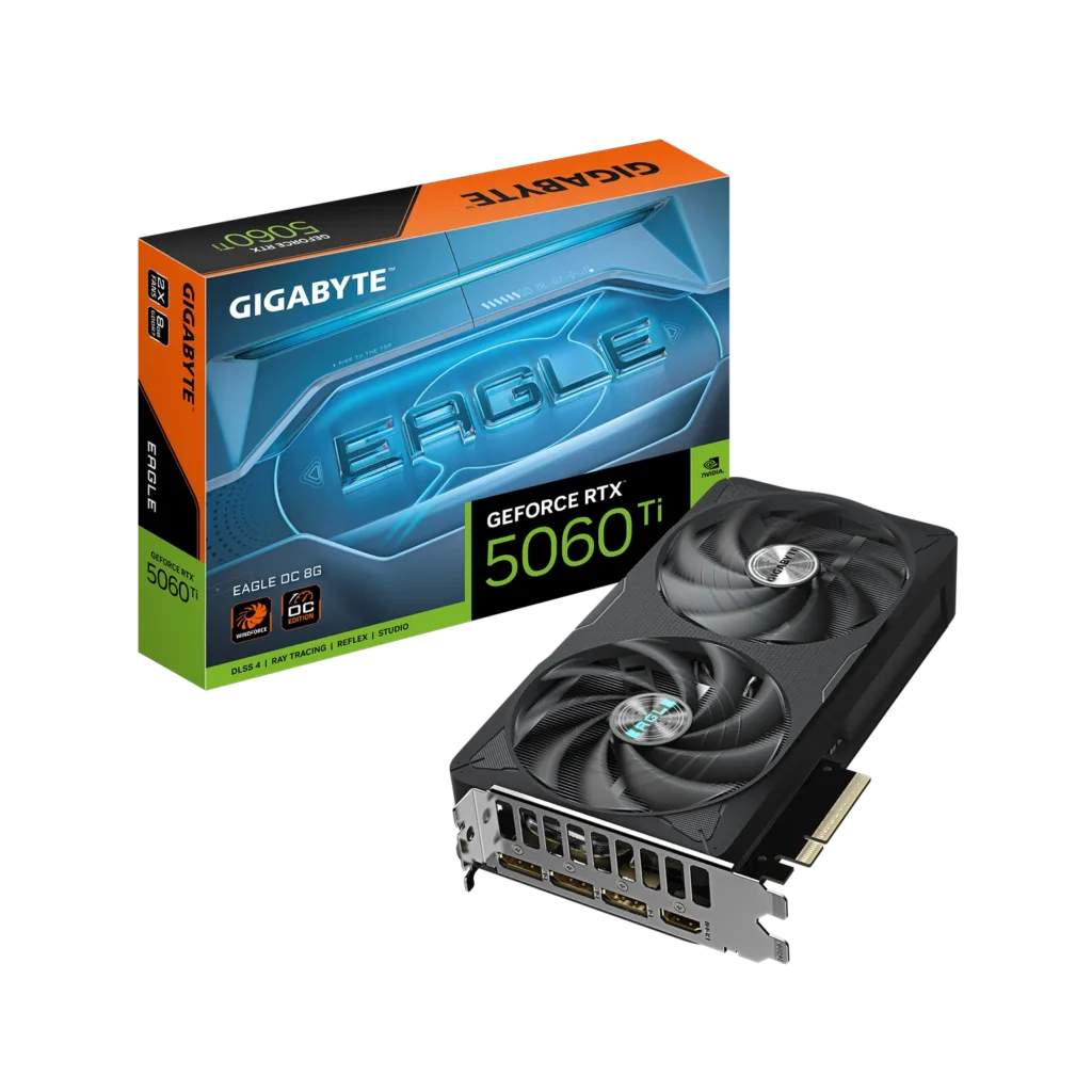 Placa de Video GIGABYTE NVIDIA GeForce RTX 5060 Ti EAGLE OC 8G