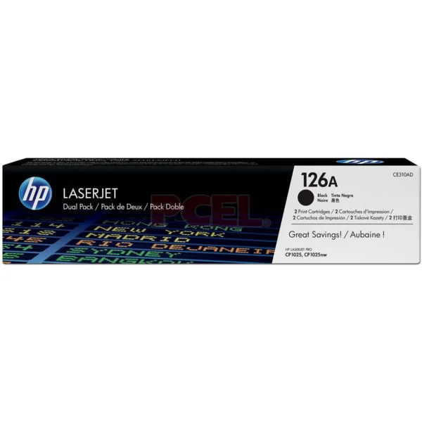 Tóner HP 126A Negro