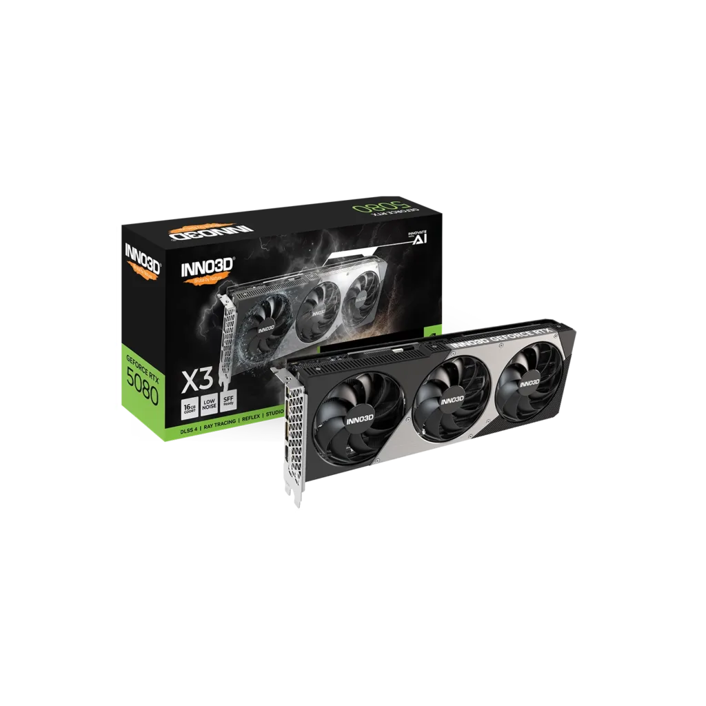 Placa de Video INNO3D NVIDIA Geforce RTX 5080 16GB GDDR7 X3
