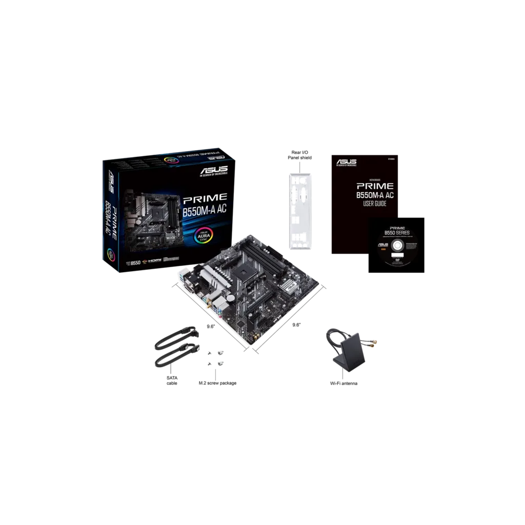 Motherboard ASUS PRIME B550M-A AC AM4 DDR4