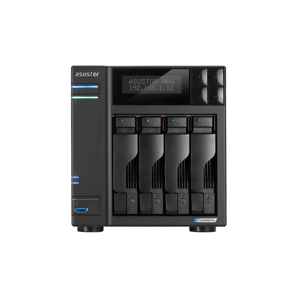 Asustor NAS Tower Lockerstor 4 Gen 3 AS6804T 4X3.5/2.5