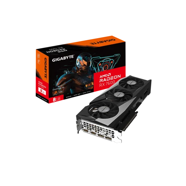 Placa de Video GIGABYTE AMD Radeon RX 7600 GAMING OC 8G