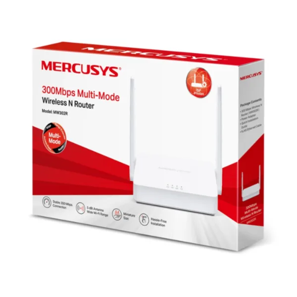 MW302R Rou Wi Mercusys 300Mbps N 2 Ant (0912)