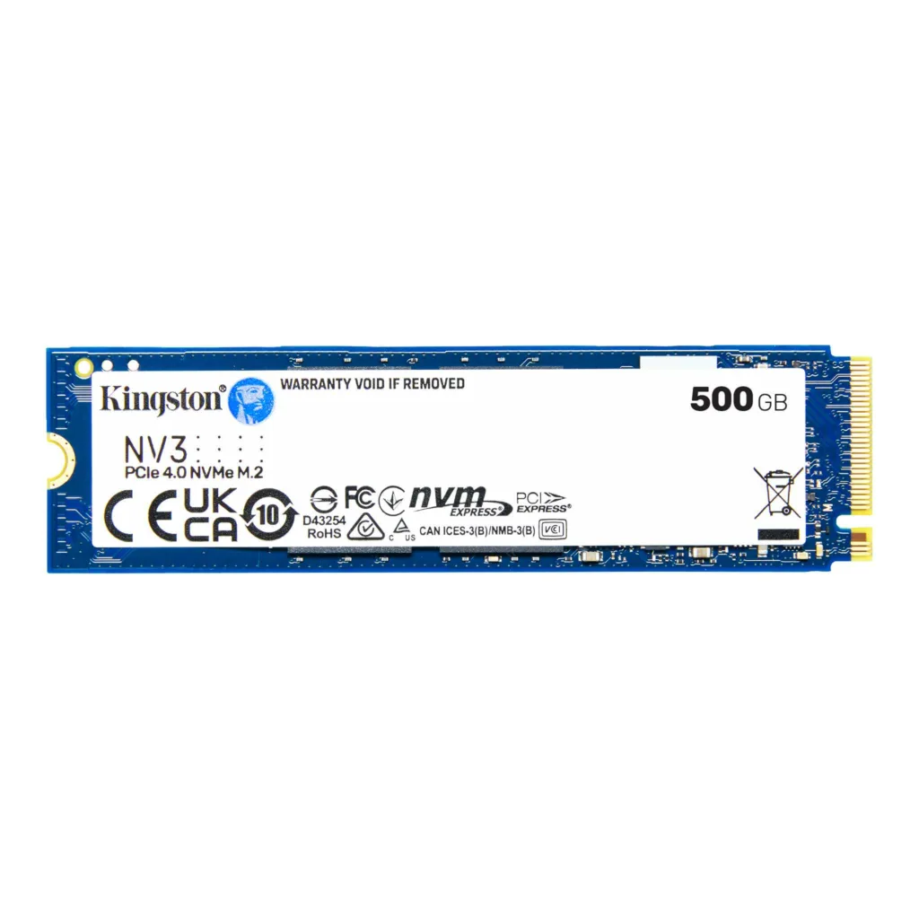 Disco SSD M.2 KINGSTON SNV3S 500GB NVMe PCIe 4.0 (4806)