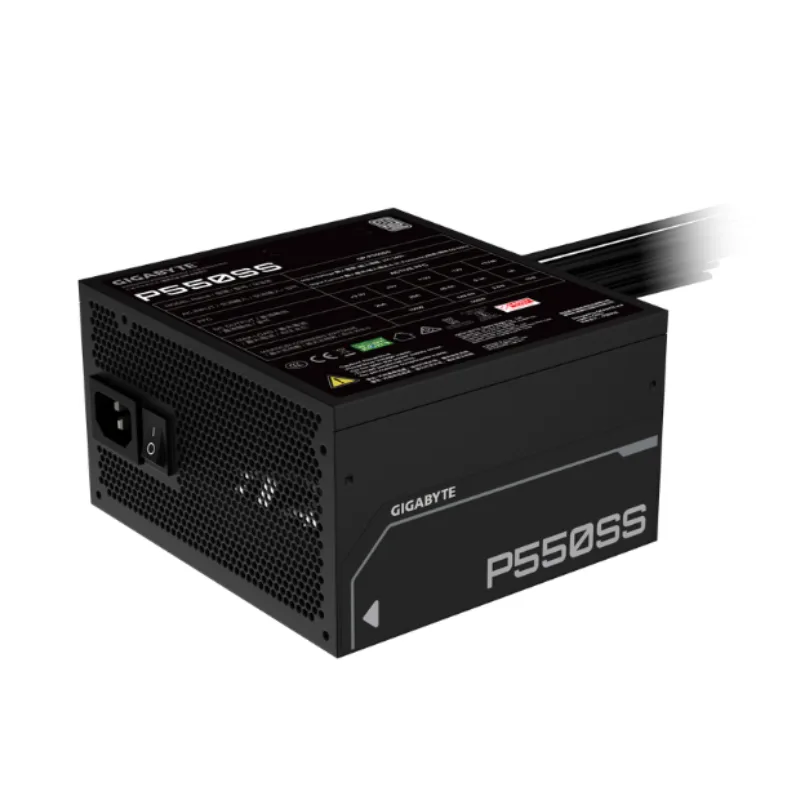 Fuente Gigabyte 550W 80 Plus Silver ATX 3.1 Black (5160)