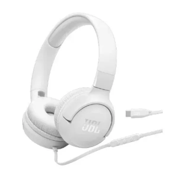 AURICULAR JBL T520C ON-EAR USB C BLANCO (3224)