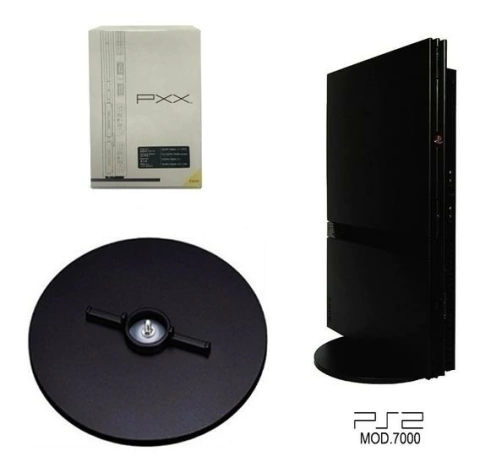BASE VERTICAL CIRCULAR PARA CONSOLA PS2