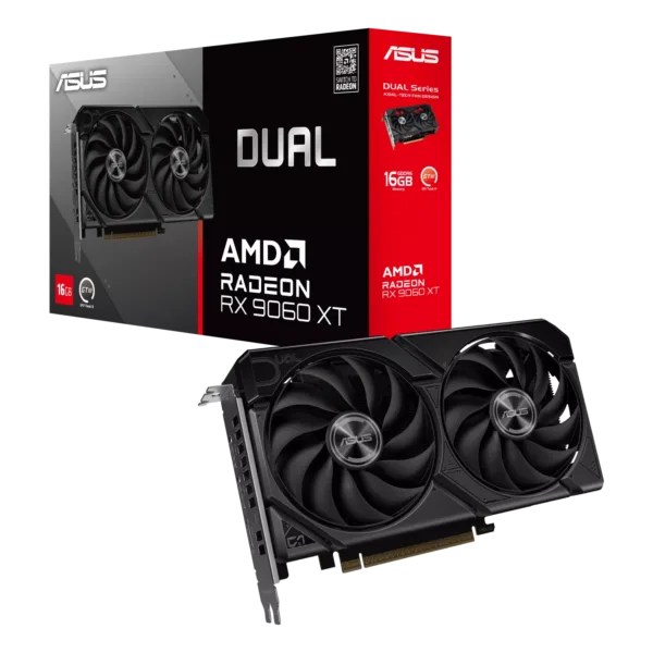 Placa de Video ASUS AMD Radeon DUAL RX9060XT 16GB