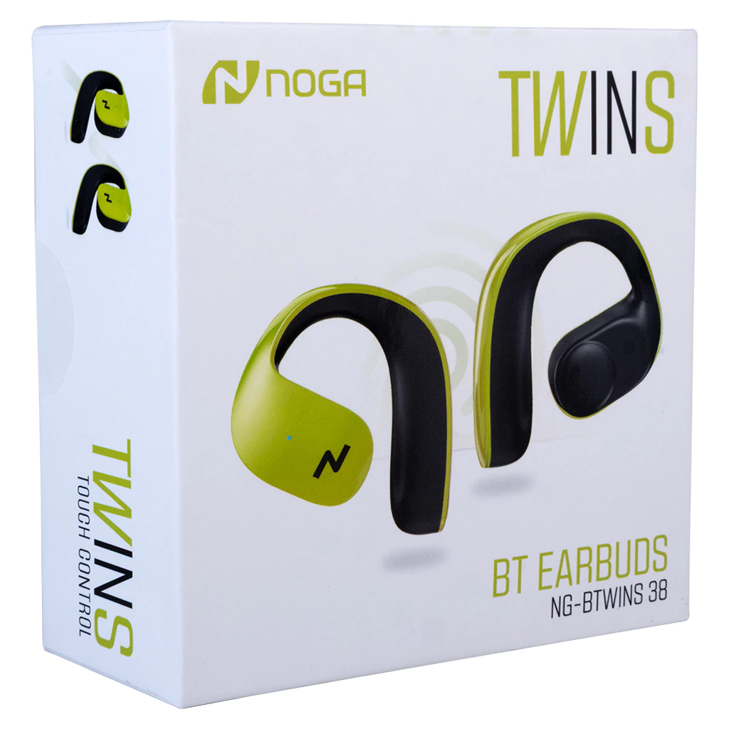 AURICULAR BLUETOOTH IN EAR DEPORTIVO NG-BTWINS 38 NEGRO Y VERDE