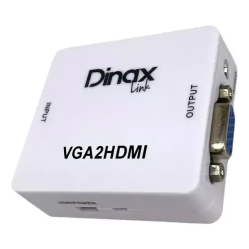 ADAPTADOR / CONVERSOR VGA A HDMI ACTIVO CON AUDIO 3,5