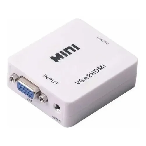 ADAPTADOR / CONVERSOR VGA A HDMI ACTIVO CON AUDIO 3,5