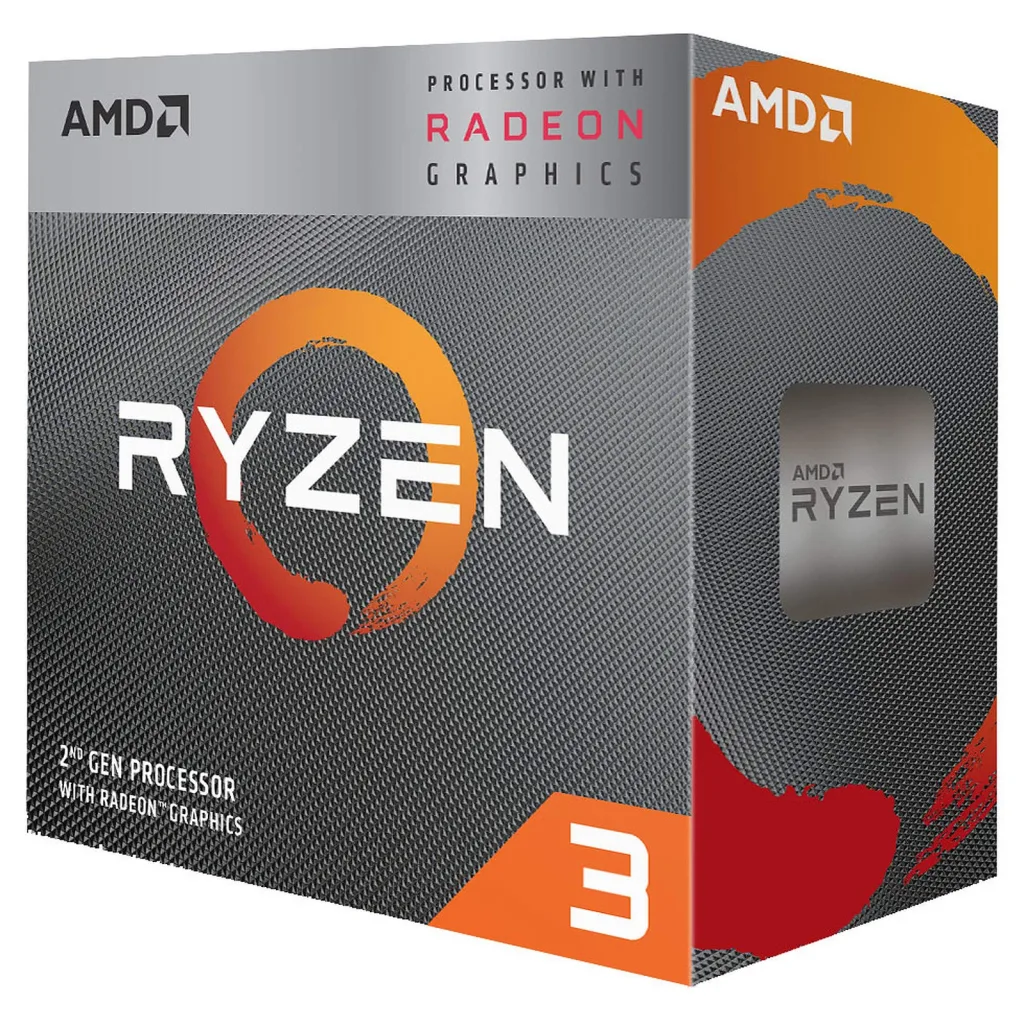 AMD CPU RYZEN 3 3200G TRAY C/COOLER ORIGINAL AMD