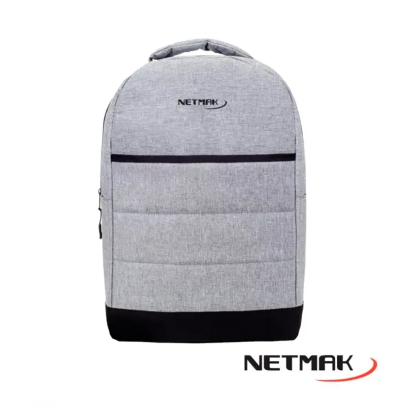 MOCHILA NOTEBOOK 15.6" GRIS NM-MCH1