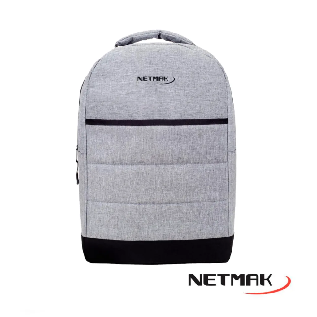 MOCHILA NOTEBOOK 15.6" GRIS NM-MCH1