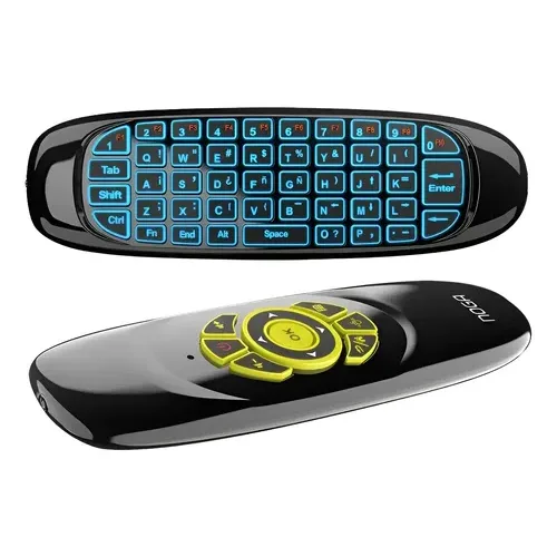 TECLADO MINI INALAM CON AIR MOUSE NKB AIR RGB