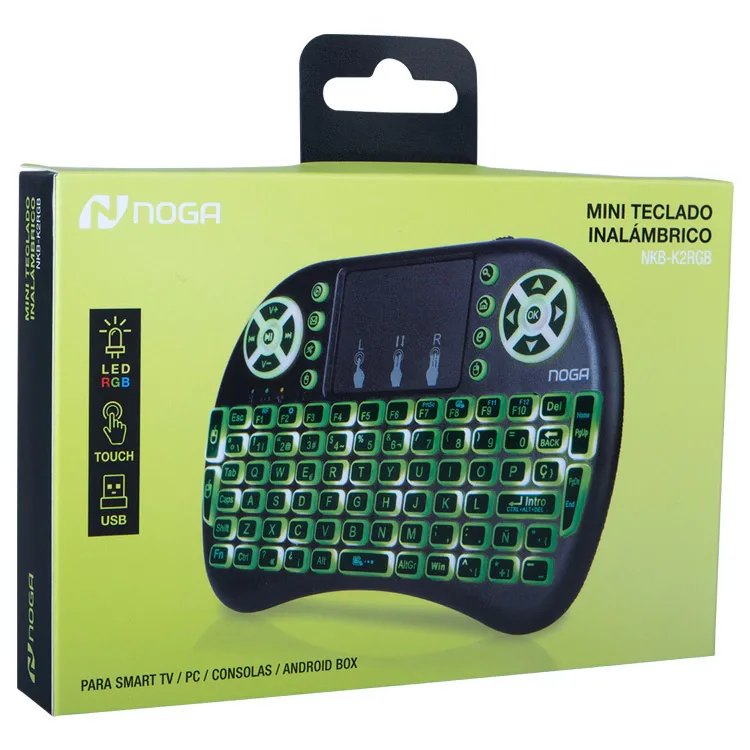 TECLADO MINI INALAM NKB-K2RGB RETROILUMINADO