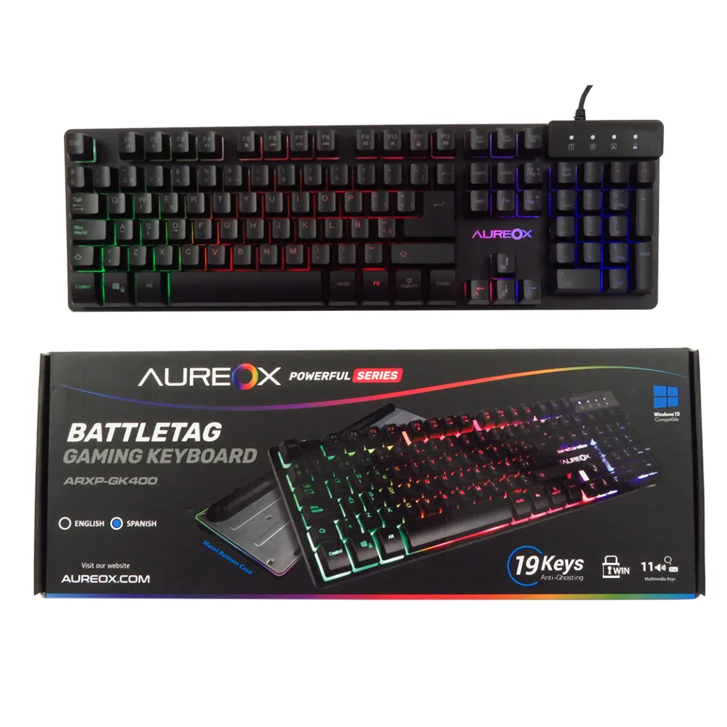TECLADO USB GAMER BATTLETAG RGB