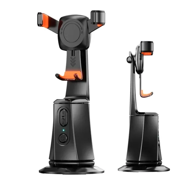 TRIPODE INTELIGENTE SEGUIMIENTO FACIAL AUTOMATICO 360° NEGRO LED-HX1504