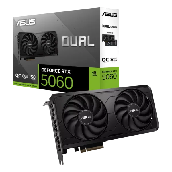 Placa de Video ASUS NVIDIA GeForce DUAL RTX5060 O8