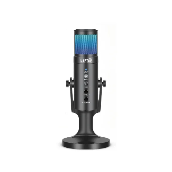 Microfono Raptor Vox PRO RGB USB p/Streaming (2890)