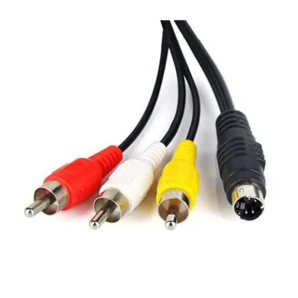 CABLE SUPER VIDEO 7M A 3 RCA 1.8MTS
