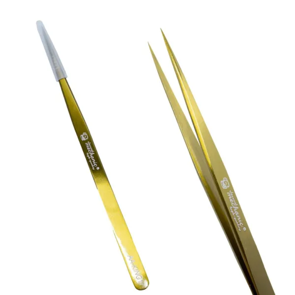 PINZA BRUSELA RECTA AA-11 NO MAGNETICA DORADA