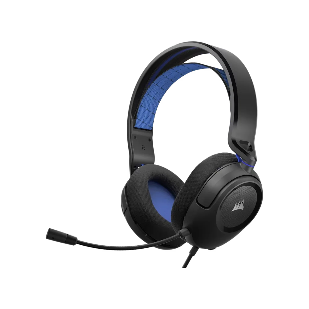 Auriculares gaming cable CORSAIR HS35 v2 multiplataforma, azul