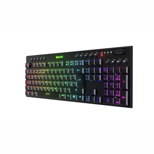 Teclado Inalámbrico Redragon Horus RGB K618 Negro