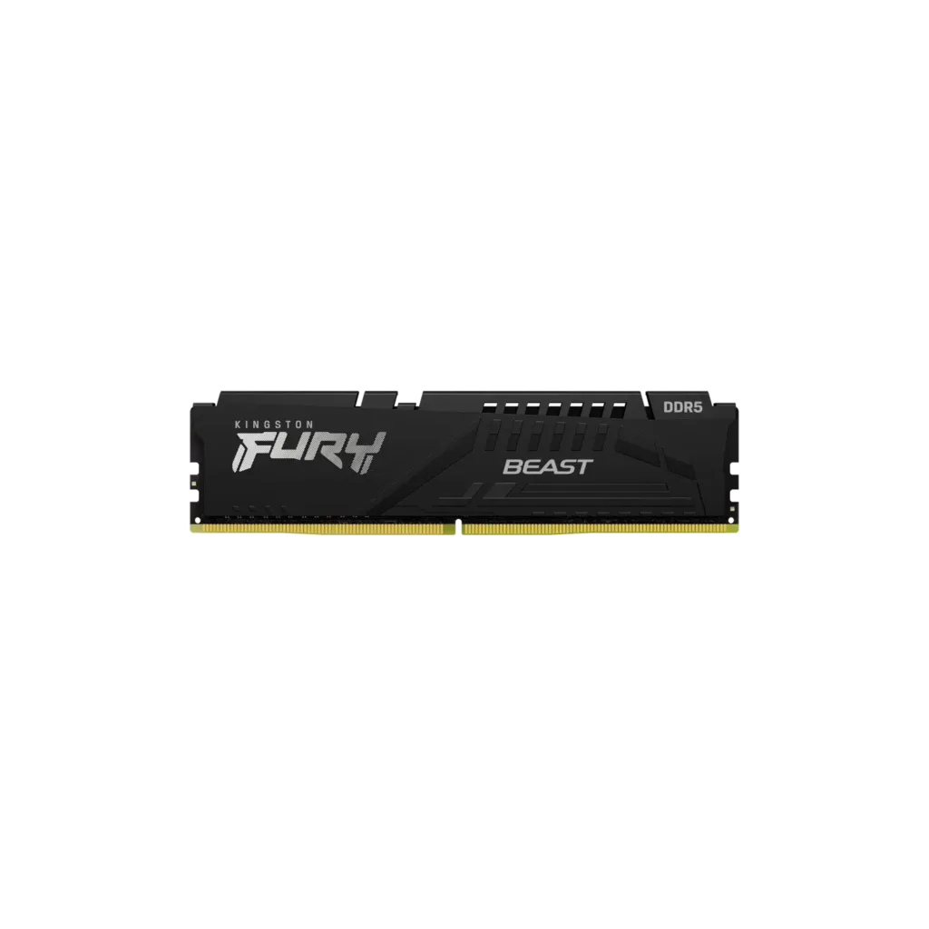 Memoria Ram UDIMM KINGSTON Fury Beast 16GB DDR5 6000MHz CL36 1.25V Single Negro