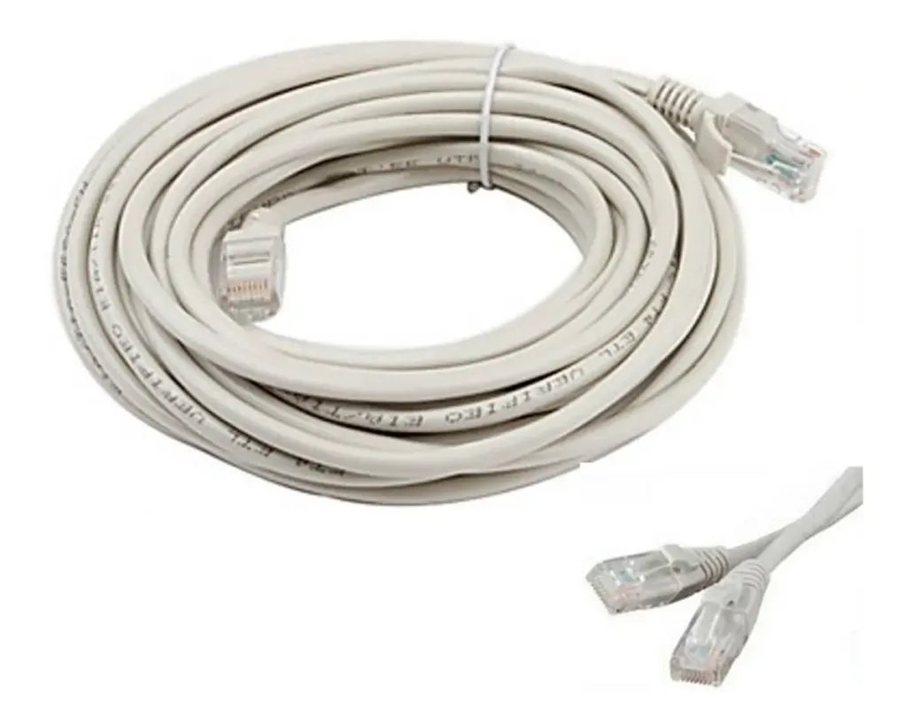 CABLE DE RED UTP PATCH CORD 10 MTS CATEGORIA 5
