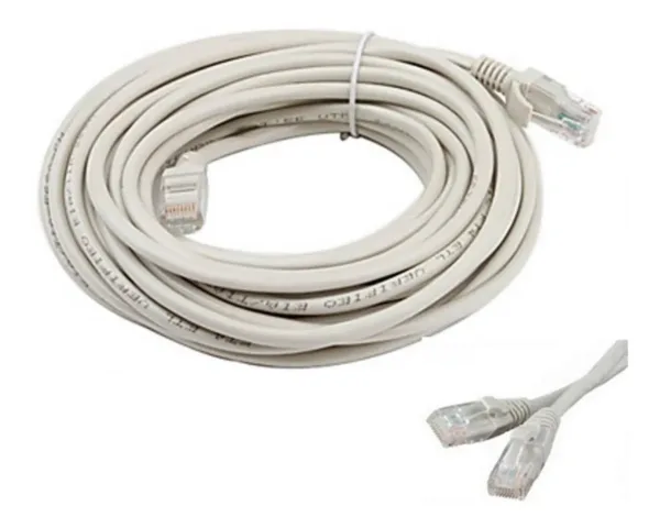 CABLE DE RED UTP PATCH CORD 10 MTS CATEGORIA 5