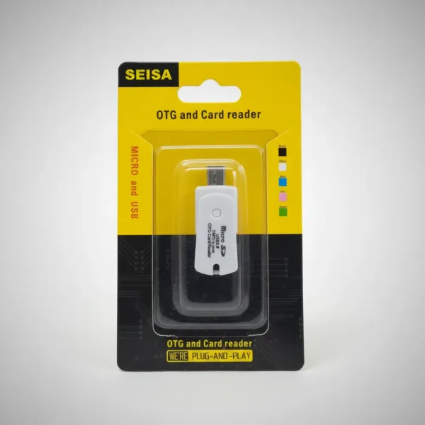 LECTOR DE MEMORIAS MICRO SD OTG USB / MICRO USB