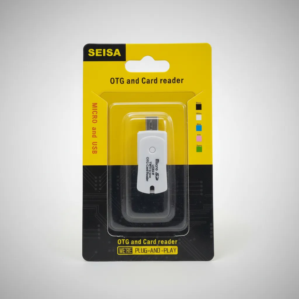 LECTOR DE MEMORIAS MICRO SD OTG USB / MICRO USB